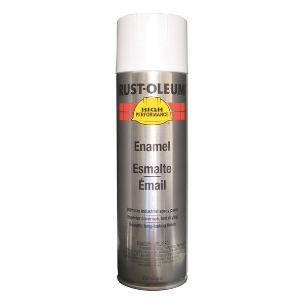 647-V2192838 HIGH PERFORMANCE V2100 SYSTEM ENAMEL AEROSOLS, 15 OZ AEROSOL CAN, WHITE, GLOSS